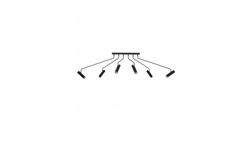 Markslojd RAMUS 6L Sufitowa GU10 6x35W czarny 108508