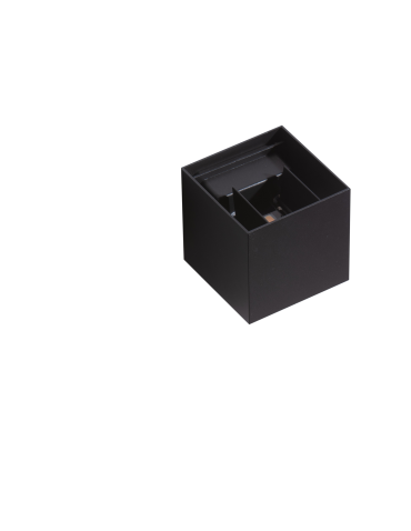 Azzardo GAMBINO 1 IP54 2x3W 500lm 3000K Outdoor Black Wall Mount AZ4148.