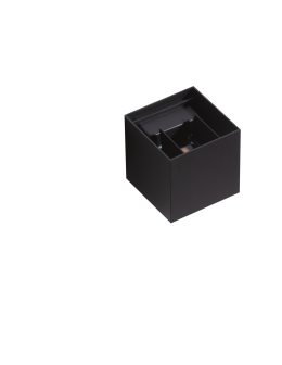 Azzardo GAMBINO 1 IP54 2x3W 500lm 3000K Zewnętrzna Czarny Ścienna AZ4148