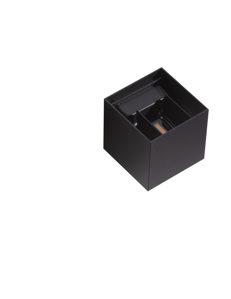 Outdoor wall lamps - Azzardo GAMBINO 1 IP54 2x3W 500lm 3000K Outdoor Black Wall Mount AZ4148. - product kolory-swiatla.pl 2