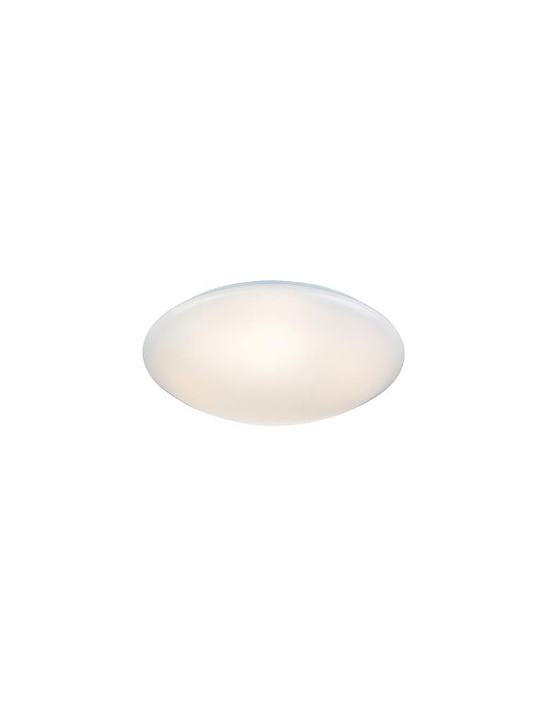 Hermetic plafonds - Markslojd PLAIN Plafond 1x20W 3000K IP44 white 108064 - product kolory-swiatla.pl 1