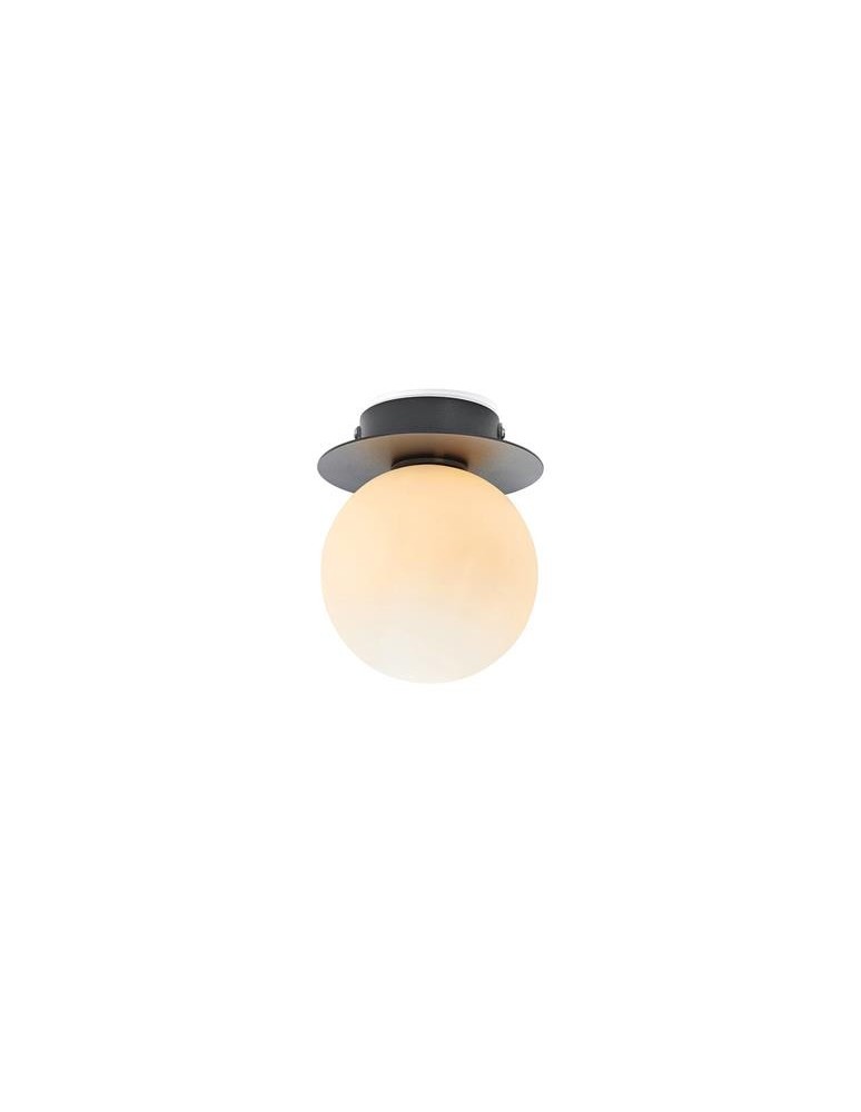 Hermetic plafonds - Markslojd MINI CEILING/WALL 1L G9 1x18W 2800K IP44 black/white 108344 - product kolory-swiatla.pl 1