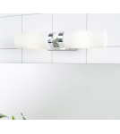 Bathroom wall lamps - Markslojd STELLA Wall lamp E14 2x40W IP44 chrome/white 234844,450712 - product 2
