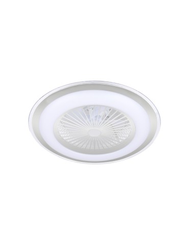Milagro LED Plafondier ZONDA SILVER 48W with fan ML8503