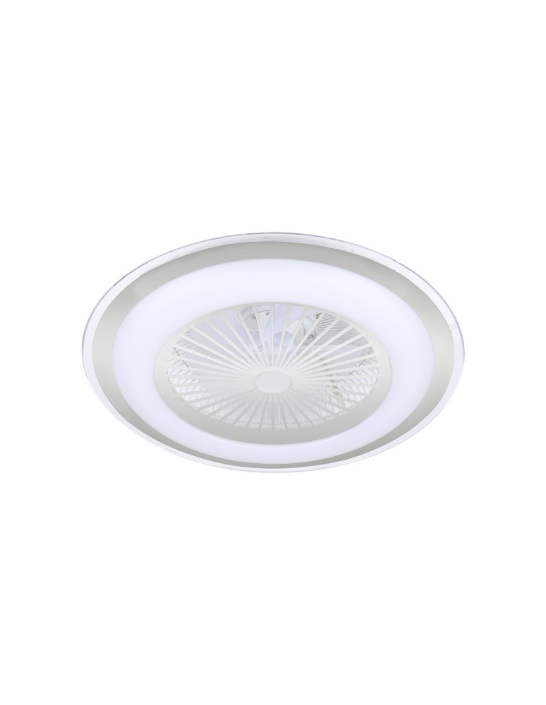 Fans with lighting - Milagro LED Plafondier ZONDA SILVER 48W with fan ML8503 - product kolory-swiatla.pl 1