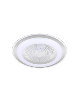 Milagro Plafoniera LED ZONDA SILVER 48W z wentylatorem ML8503