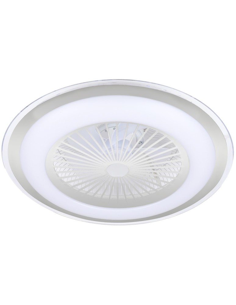 Fans with lighting - Milagro LED Plafondier ZONDA SILVER 48W with fan ML8503 - product kolory-swiatla.pl 2