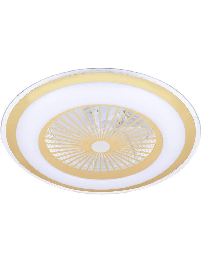 Fans with lighting - Milagro LED Plafondier ZONDA GOLD 48W with fan ML8505 - product kolory-swiatla.pl 8
