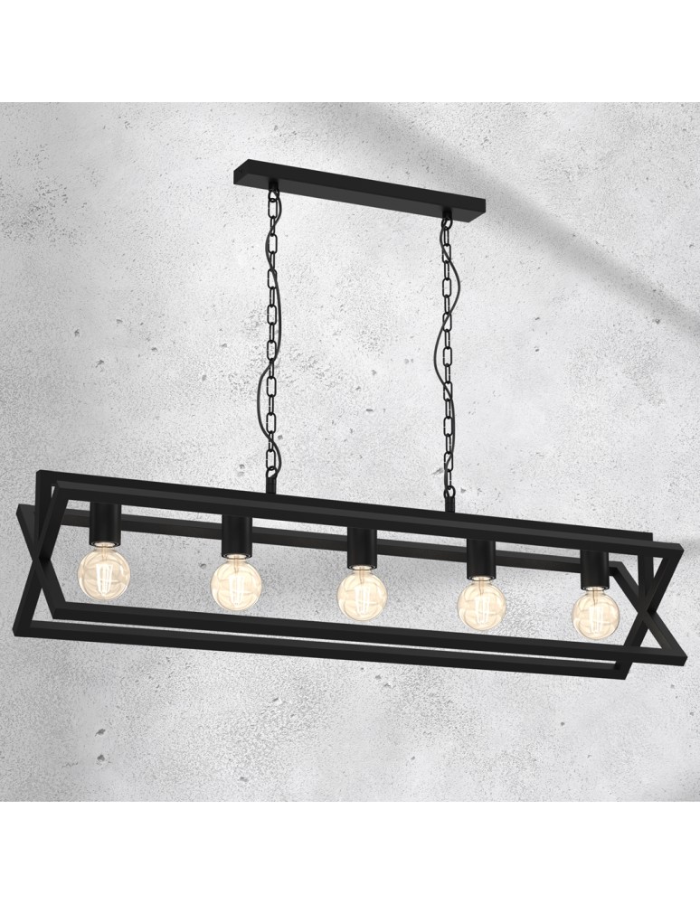 Pendant lamps - Milagro ARNOLD 5xE27 pendant lamp MLP8564 - product kolory-swiatla.pl 3