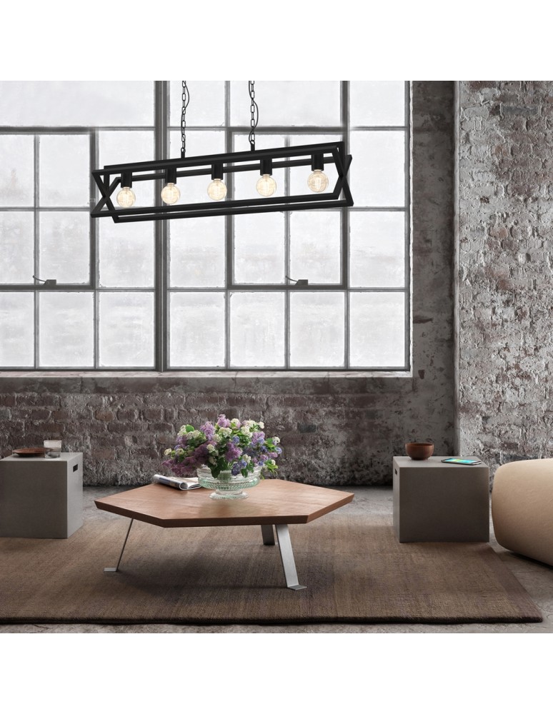 Pendant lamps - Milagro ARNOLD 5xE27 pendant lamp MLP8564 - product kolory-swiatla.pl 5