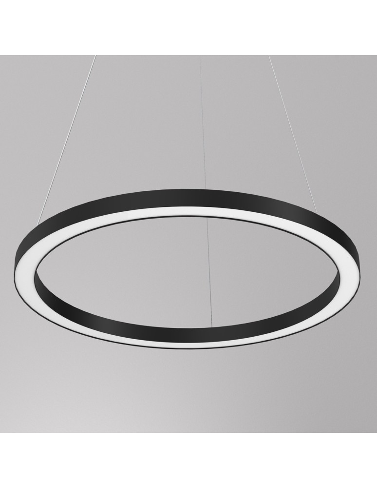 Pendant lamps circles - Milagro GALAXIA BLACK 26W LED pendant lamp ML8420 - product kolory-swiatla.pl 3
