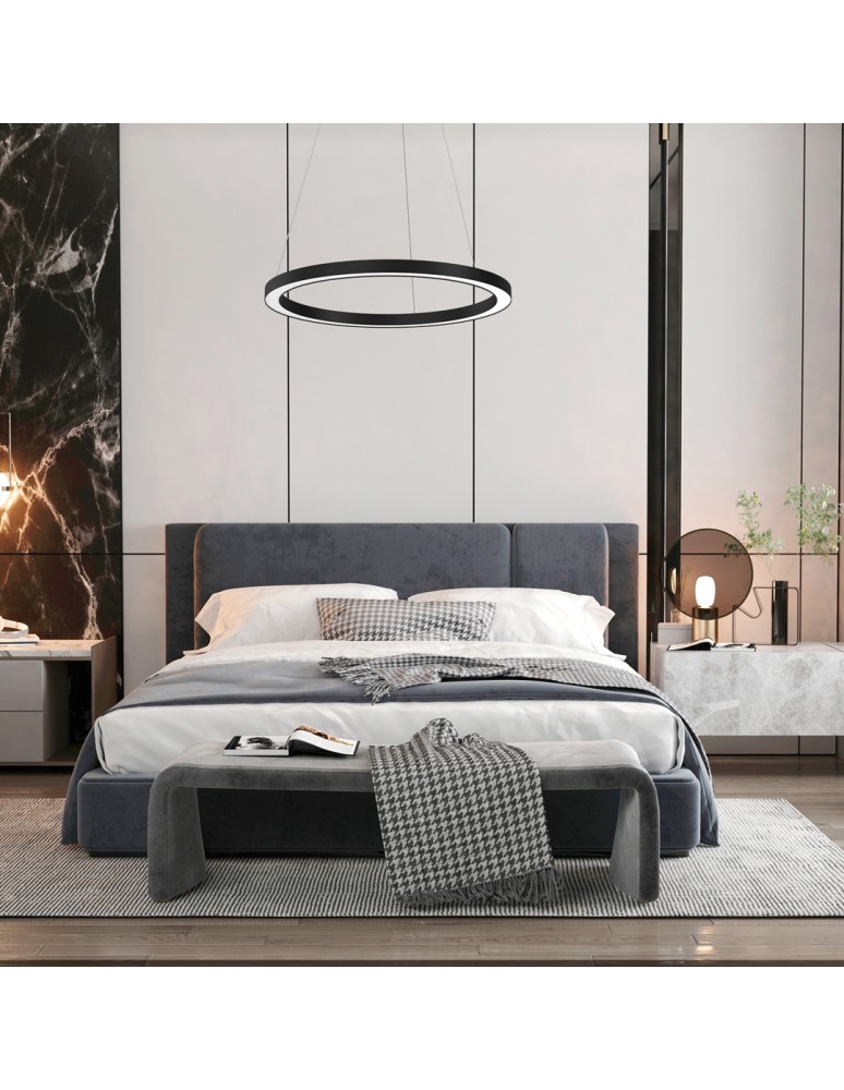 Pendant lamps circles - Milagro GALAXIA BLACK 26W LED pendant lamp ML8420 - product kolory-swiatla.pl 4