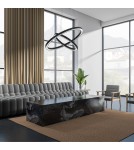 Pendant lamps circles - Milagro GALAXIA BLACK 46W LED pendant lamp ML8422 - product 5