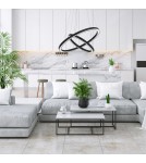 Pendant lamps circles - Milagro GALAXIA BLACK 46W LED pendant lamp ML8422 - product 6