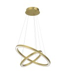 Pendant lamps circles - Milagro GALAXIA GOLD 46W LED pendant lamp ML8423 - product 1