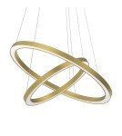 Pendant lamps circles - Milagro GALAXIA GOLD 46W LED pendant lamp ML8423 - product 2