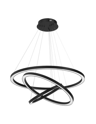 Milagro GALAXIA BLACK 85W LED pendant lamp ML8424