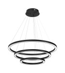 Pendant lamps circles - Milagro GALAXIA BLACK 85W LED pendant lamp ML8424 - product 2