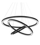 Pendant lamps circles - Milagro GALAXIA BLACK 85W LED pendant lamp ML8424 - product 3