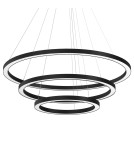 Pendant lamps circles - Milagro GALAXIA BLACK 85W LED pendant lamp ML8424 - product 4