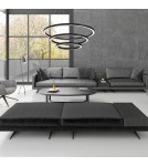 Pendant lamps circles - Milagro GALAXIA BLACK 85W LED pendant lamp ML8424 - product 7