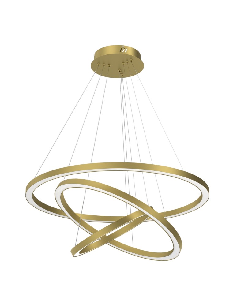 Pendant lamps circles - Milagro GALAXIA GOLD 85W LED pendant lamp ML8425 - product kolory-swiatla.pl 1