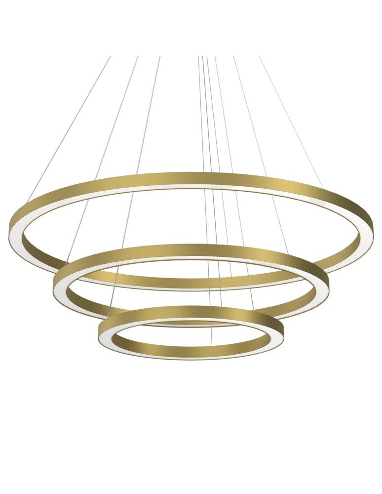 Pendant lamps circles - Milagro GALAXIA GOLD 85W LED pendant lamp ML8425 - product kolory-swiatla.pl 4
