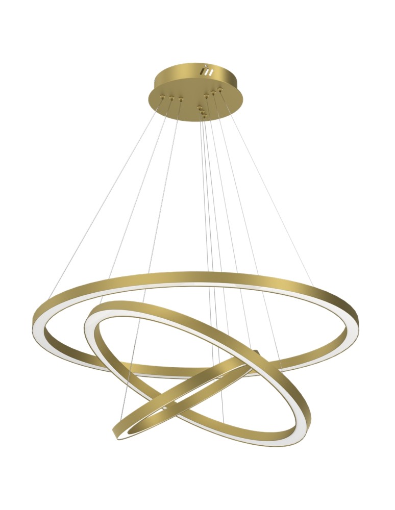 Pendant lamps circles - Milagro GALAXIA GOLD 85W LED pendant lamp ML8425 - product kolory-swiatla.pl 9