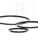 Pendant lamps circles - Milagro GALAXIA BLACK 85W LED pendant lamp ML8789 - product 2