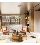 Pendant lamps circles - Milagro GALAXIA GOLD 85W LED pendant lamp ML8790 - product 5