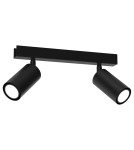 Spotlight ceiling lamps - Milagro HUDSON BLACK 2xGU10 ceiling lamp MLP8795. - product 1