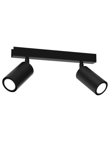 Milagro HUDSON BLACK 2xGU10 ceiling lamp MLP8795.