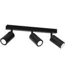 Milagro Lampa sufitowa HUDSON BLACK 3xGU10 MLP8796