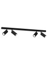 Milagro Lampa sufitowa HUDSON BLACK 4xGU10 MLP8797