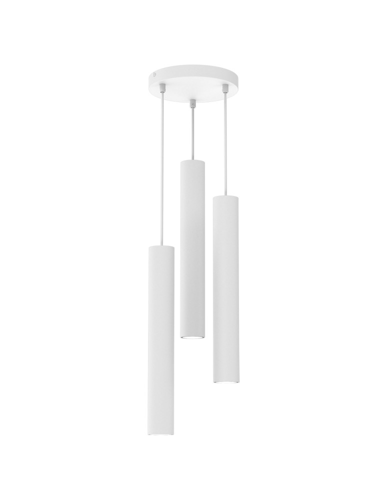 Pendant lamps - Milagro HUDSON WHITE 3xGU10 pendant lamp MLP8800 - product kolory-swiatla.pl 1