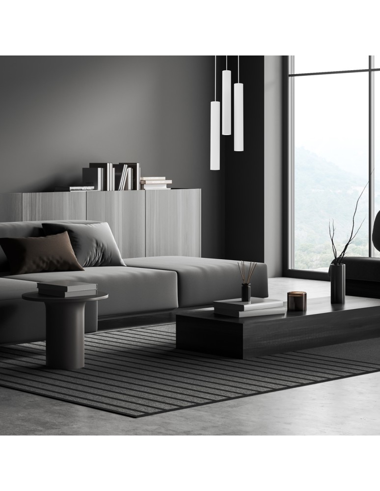 Pendant lamps - Milagro HUDSON WHITE 3xGU10 pendant lamp MLP8800 - product kolory-swiatla.pl 3