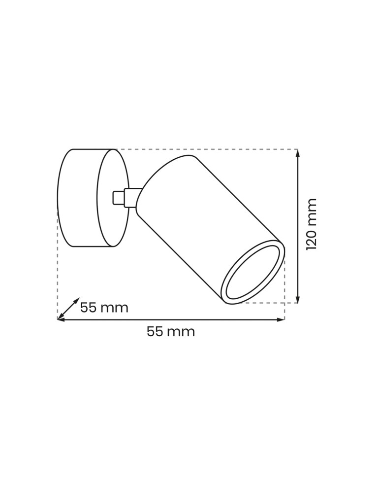 Adjustable wall lamps - Milagro Wall lamp HUDSON WHITE 1xGU10 MLP8801 - product kolory-swiatla.pl 4