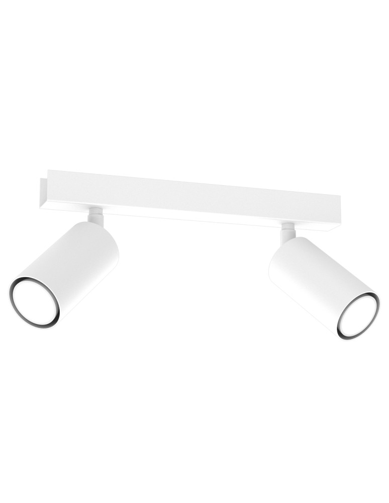 Spotlight ceiling lamps - Milagro HUDSON WHITE 2xGU10 MLP8802 ceiling lamp. - product kolory-swiatla.pl 1