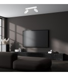 Spotlight ceiling lamps - Milagro HUDSON WHITE 2xGU10 MLP8802 ceiling lamp. - product 3