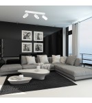 Spotlight ceiling lamps - Milagro HUDSON WHITE 3xGU10 ceiling lamp MLP8803. - product 2