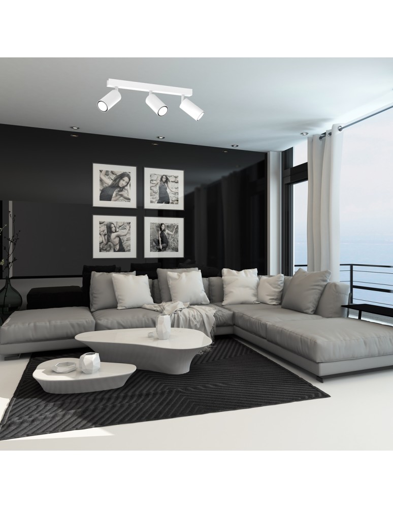Spotlight ceiling lamps - Milagro HUDSON WHITE 3xGU10 ceiling lamp MLP8803. - product kolory-swiatla.pl 2
