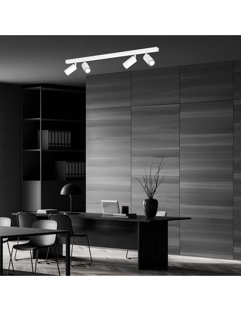 Spotlight ceiling lamps - Milagro HUDSON WHITE 4xGU10 ceiling lamp MLP8804. - product kolory-swiatla.pl 4