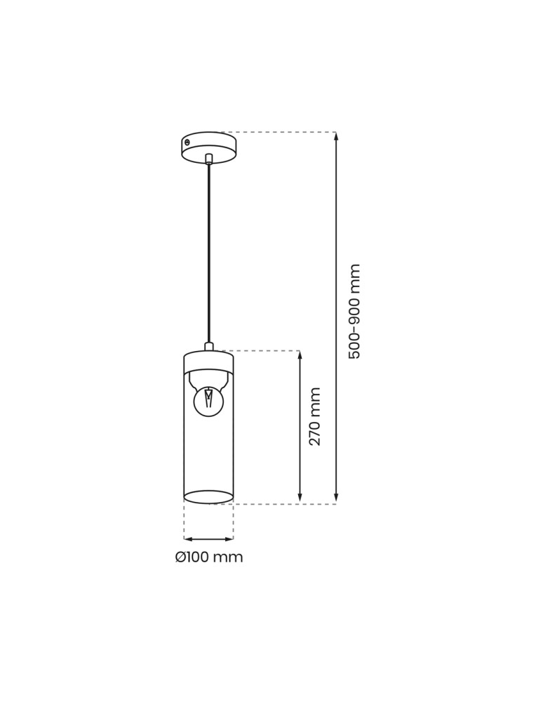 Pendant lamps - Milagro Pendant lamp ELICA 1xE27 MLP8664 - product kolory-swiatla.pl 5
