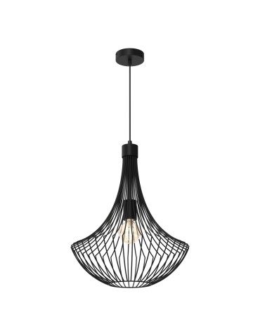 Milagro Lampa wisząca CESTA BLACK 1xE27 MLP8670