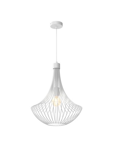 Milagro Lampa wisząca CESTA WHITE 1xE27 MLP8671