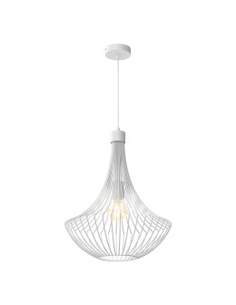 Milagro Lampa wisząca CESTA WHITE 1xE27 MLP8671