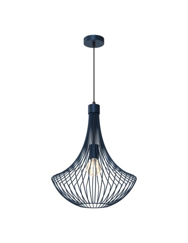 Milagro CESTA NAVY BLUE 1xE27 pendant lamp MLP8673
