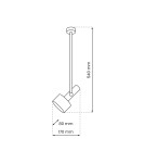 Pendant lamps - Milagro LINTERNA ceiling lamp 1xGX53 MLP8675 - product 5