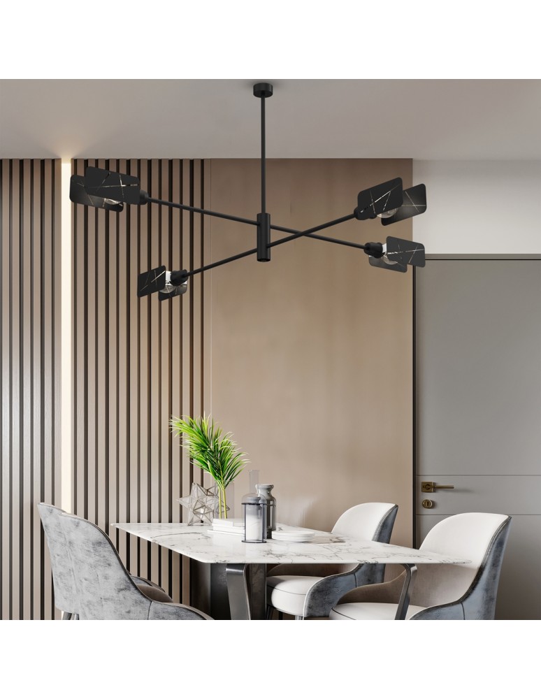 Pendant lamps - Milagro ASTRA 4xE27 ceiling lamp MLP8679 - product kolory-swiatla.pl 3