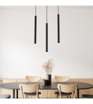 Icicle pendant lamps - Milagro MONZA BLACK pendant lamp 3xG9 max 8W LED MLP8840 - product 3